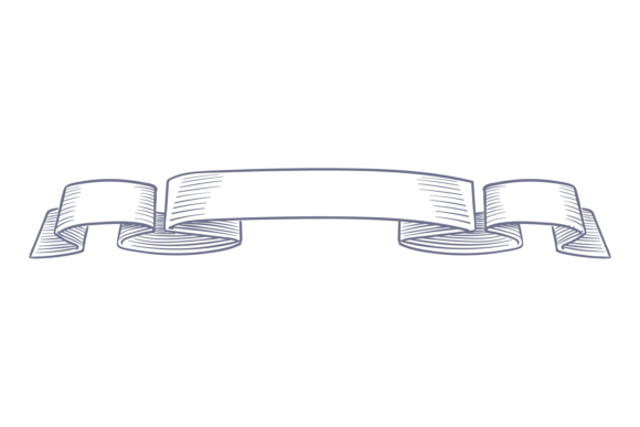 Download Vintage Header Template. Hand Drawn Ribb - Hand drawn Collection